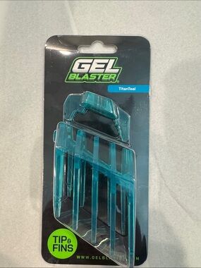 Gel Blaster Titan Teal Tip & Fins Replacement Pack